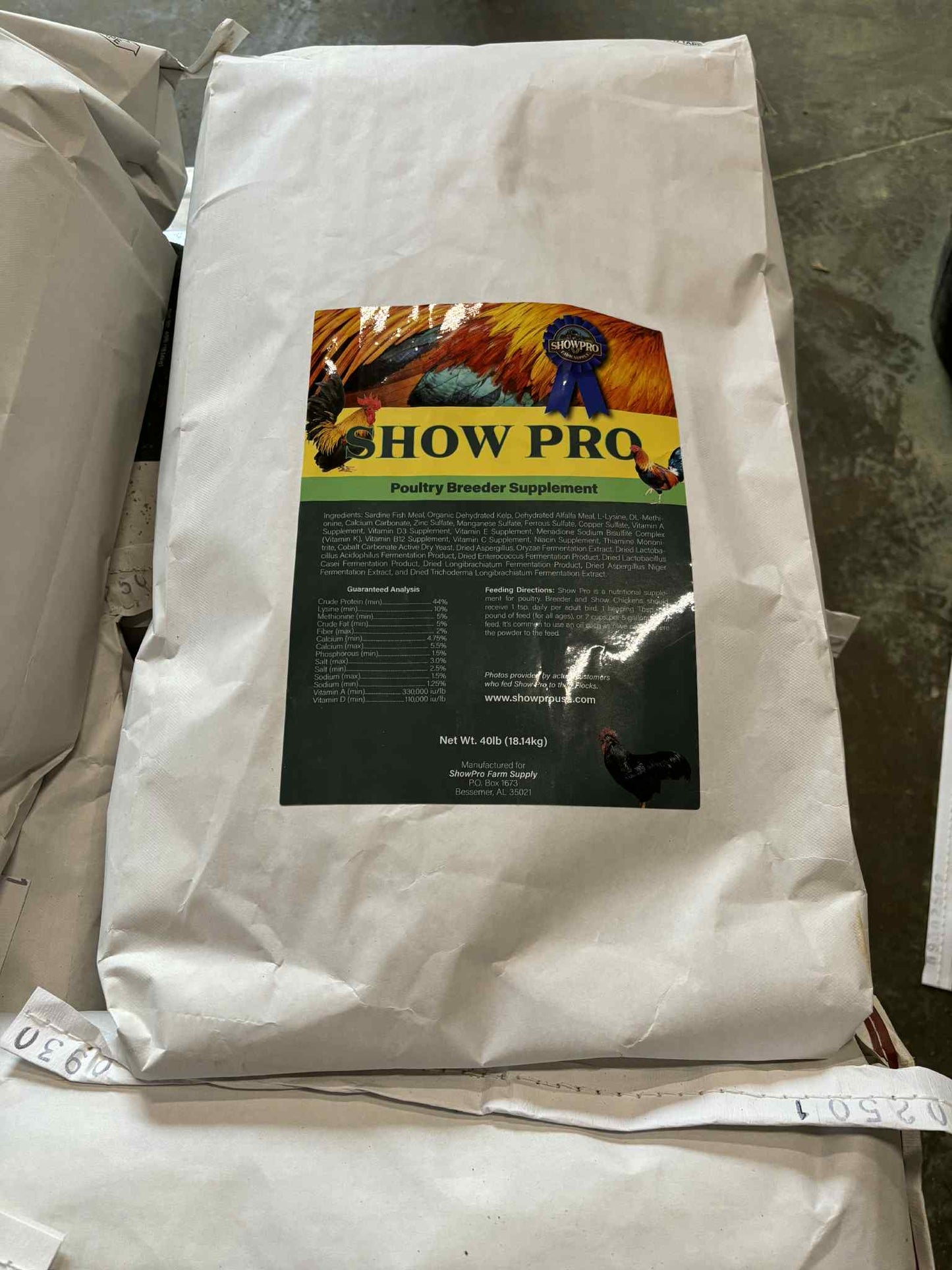 Show Pro Premium Poultry Breeder Supplement – Fertility & Vitality Formula