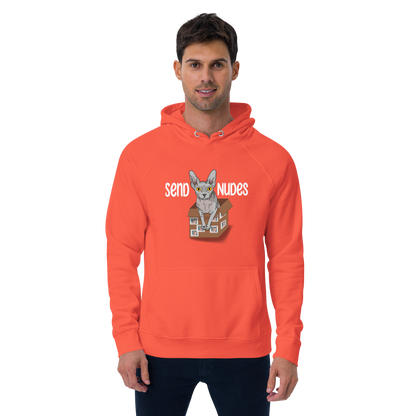 "SEND NUDES" UNISEX ECO HOODIE