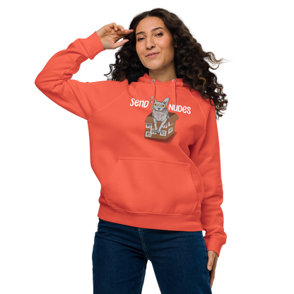 "SEND NUDES" WOMEN'S ECO HOODIE