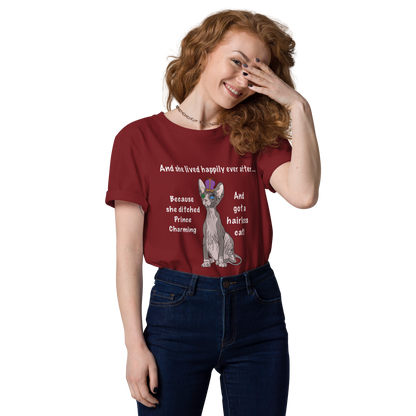 "DITCHED PRINCE CHARMING & GOT A SPHYNX CAT" ECO TEE