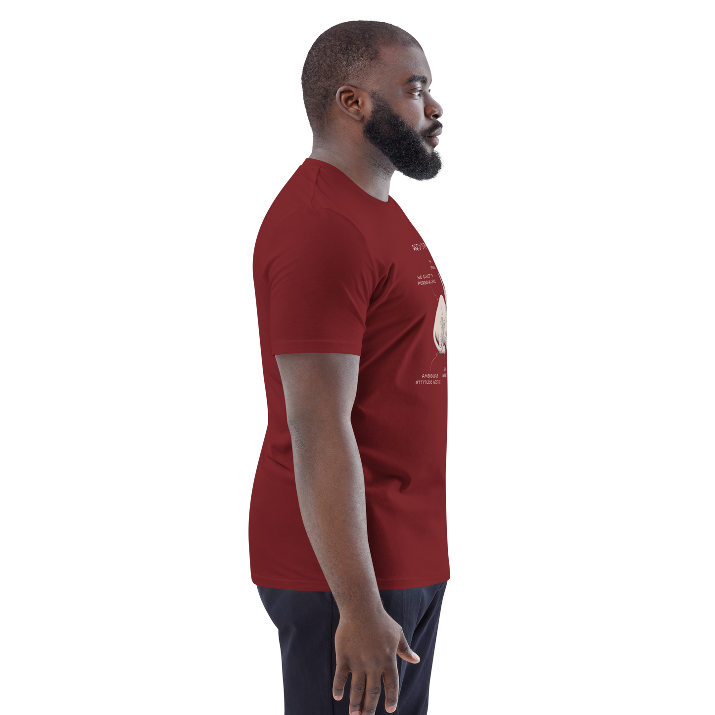 "ANATOMY OF A SPHYNX" UNISEX ORGANIC TEE