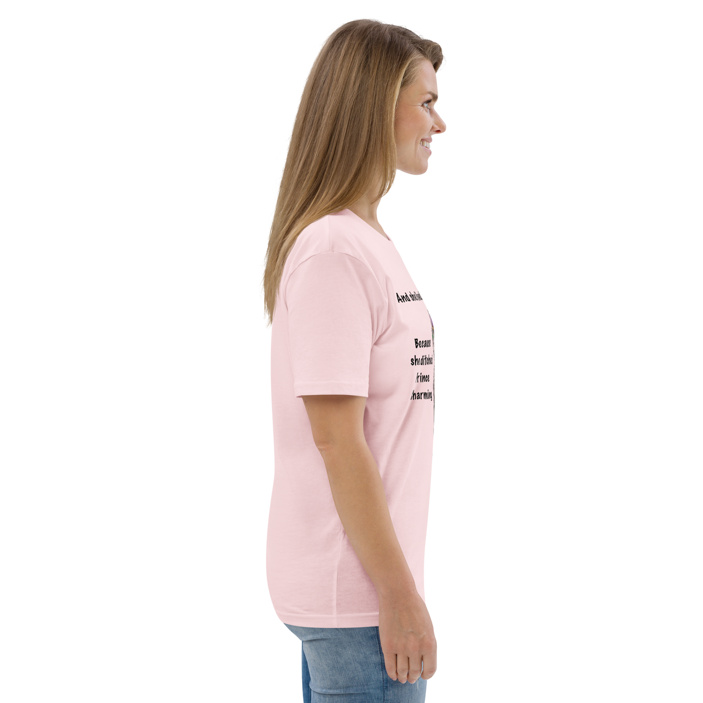"DITCHED PRINCE CHARMING & GOT A SPHYNX CAT" ECO TEE