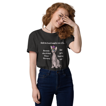 "DITCHED PRINCE CHARMING & GOT A SPHYNX CAT" ECO TEE