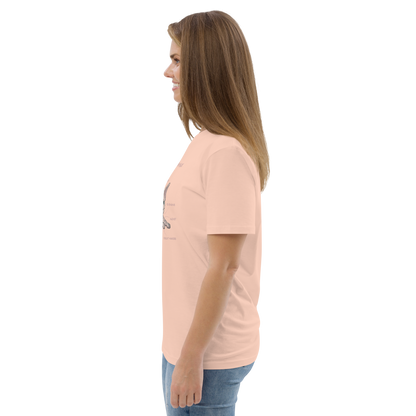 "ANATOMY OF A SPHYNX" UNISEX ORGANIC TEE