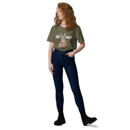 "SEND NUDES" UNISEX ECO TEE