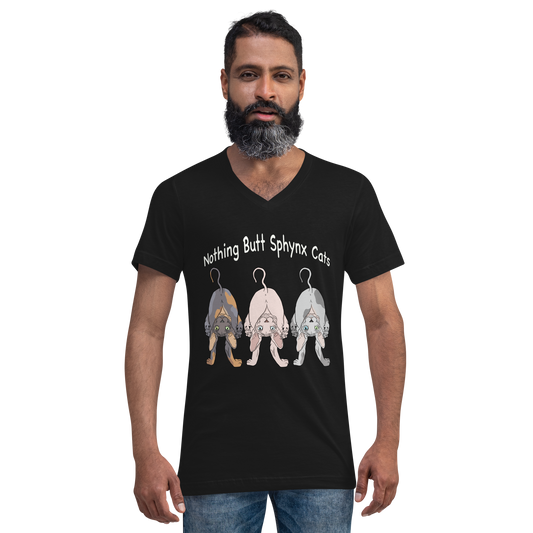 "NOTHING BUTT SPHYNX" UNISEX ECO TEE