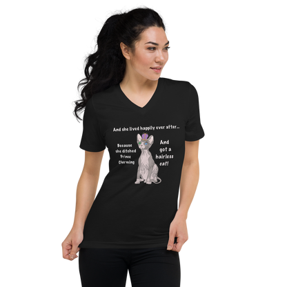 "DITCHED PRINCE CHARMING & GOT A SPHYNX CAT" ECO TEE