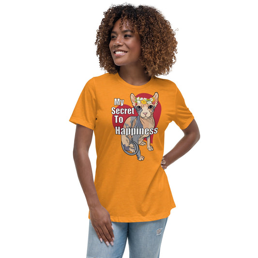 "MY SECRET TO HAPPINESS" TEE